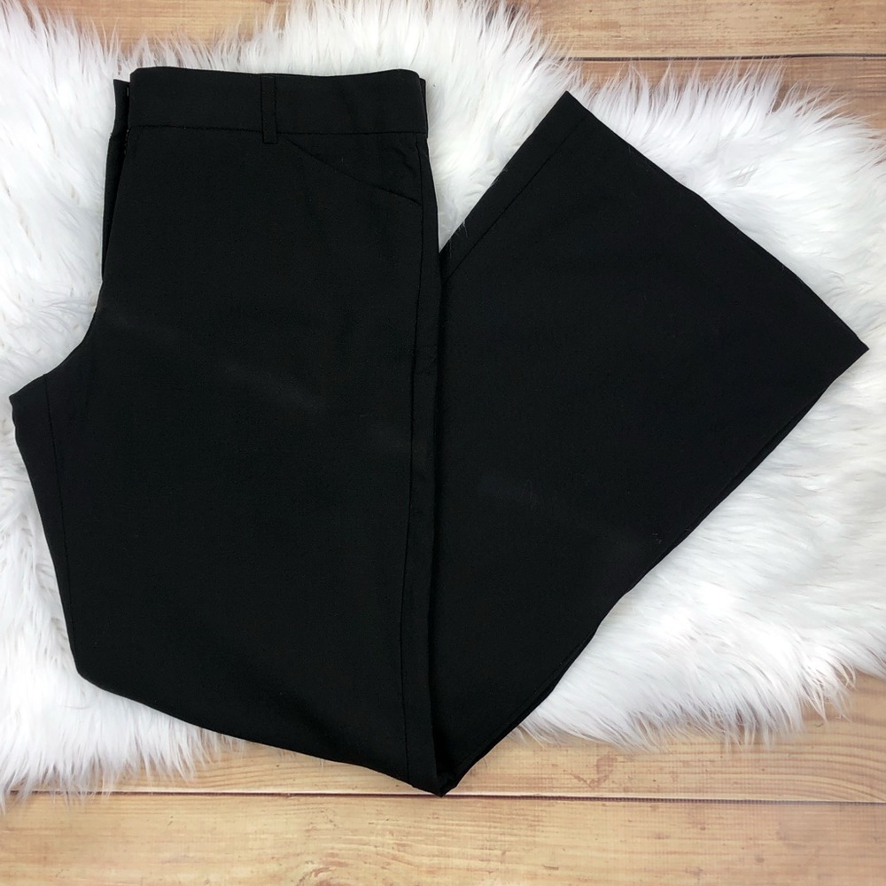 *SOLD* EXPRESS | Black 'Editor Fit' Pants - Picture 2 of 4
